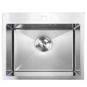 58х48 Металлическая мойка сатин AMALET